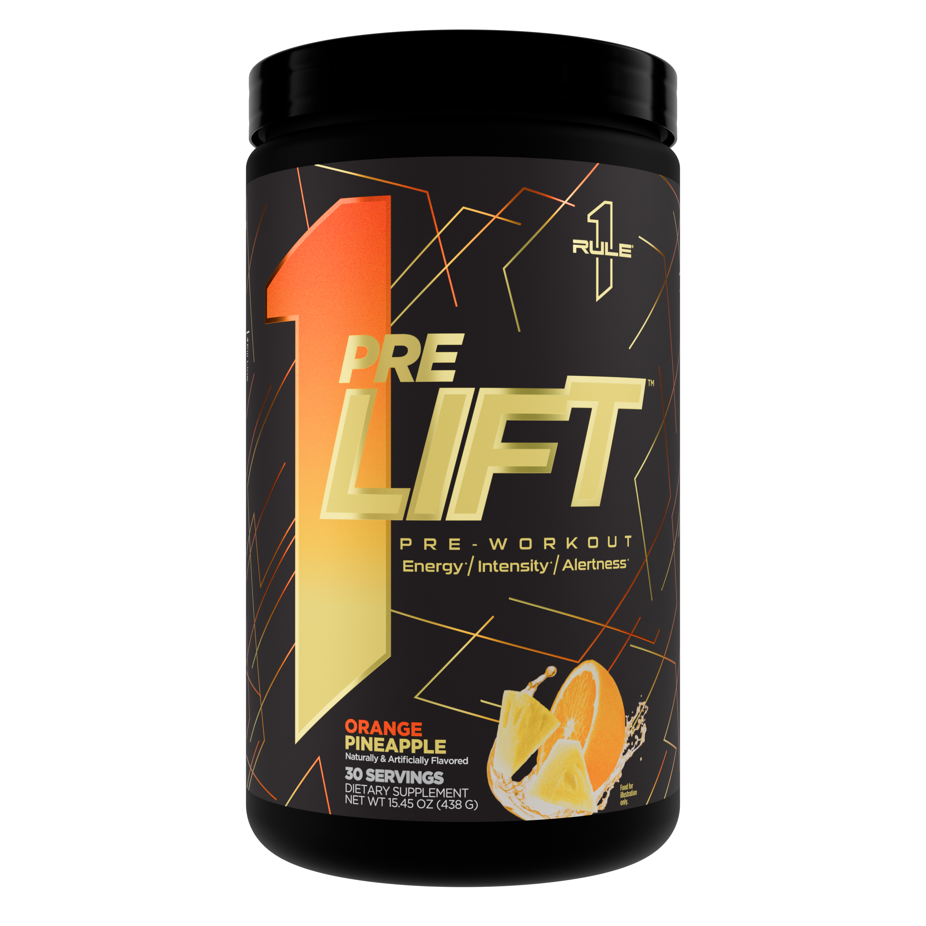 Rule 1 PreLift Pre-Workout - Orange Pineapple